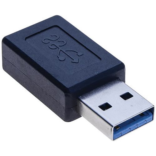 Adapter USB 3.1 Gen1 Type-C vrouwelijk en Type A mannelijk