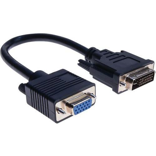 Adapter DVI-I m/vga f 15 CM