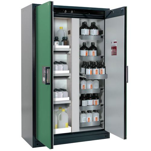 Veiligheidskast Q-CLASSIC-90 Q90.195.120 grijs/groen_Asecos