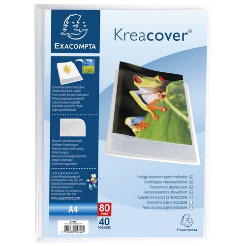 Showalbum KreaCover Chromaline halfharde kaft - A4 Exacompta