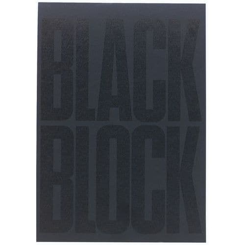 Black Block 29.7x21cm gelijnd 70 bladen Exacompta