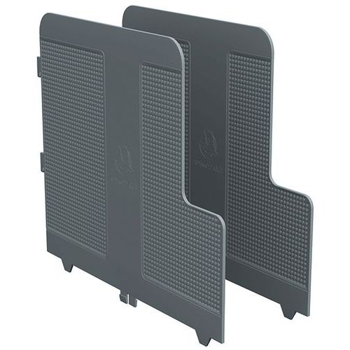 MODULOTOP set van 2 extra tabbladen ECOBlack Exacompta