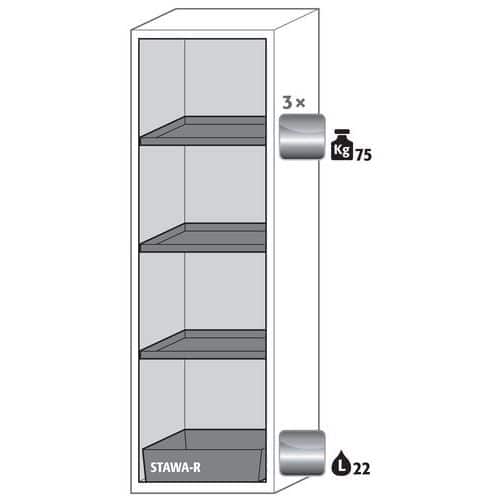 Brandveiligheidsopslagkast S-PHOENIX-90-S90.196.060 - Asecos