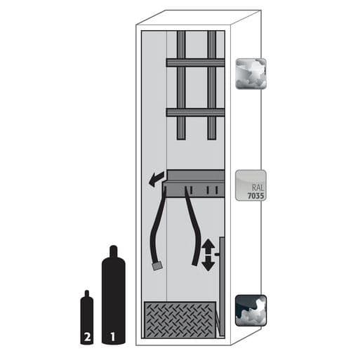 Gasflessenkast G-ULTIMATE-90_Asecos