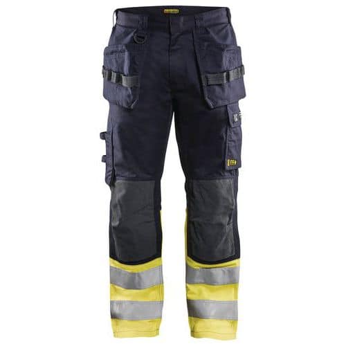 Blaklader Multinorm werkbroek Inherent 1489-1512 - Marine/High Vis Geel - C146