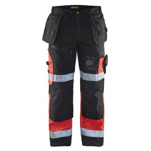 Werkbroek High Vis X1500 1508 - rood