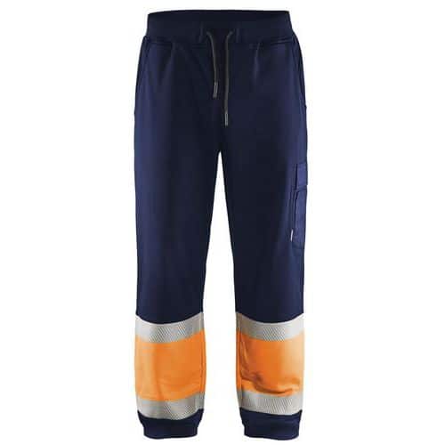 Sweatpants High Vis 1549 - marineblauw/oranje