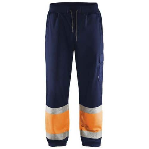 Sweatpants High Vis 1549 - marineblauw/oranje