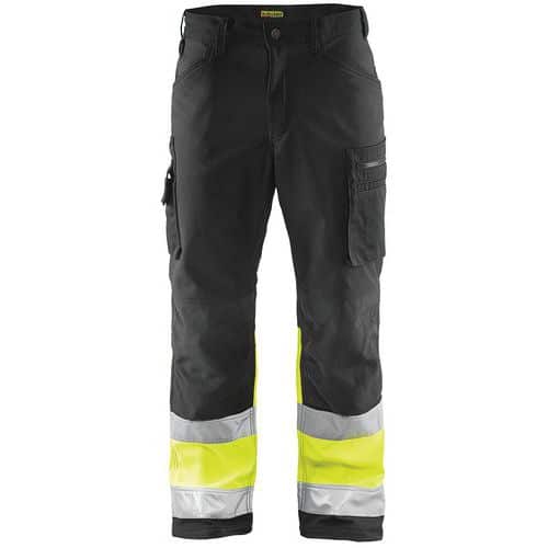 Softshell werkbroek High Vis 1562 - zwart/geel