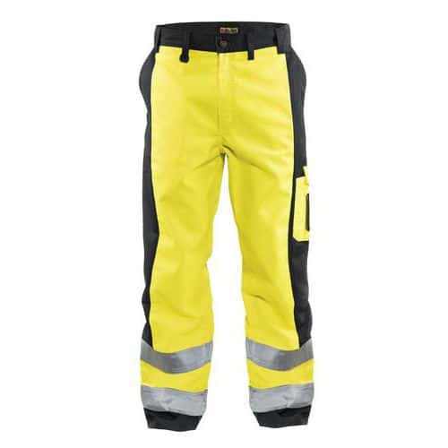 Werkbroek High Vis 1583 - geel/zwart