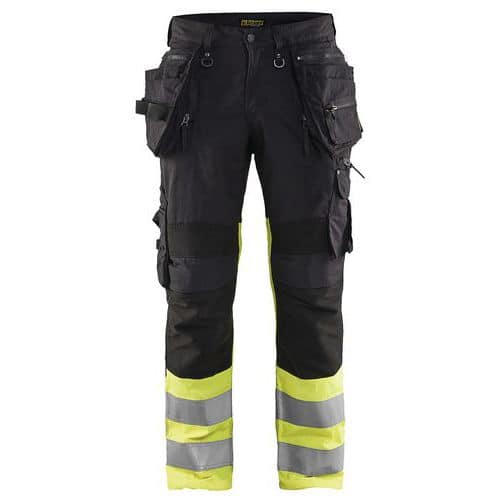 High Vis Werkbroek met stretch X1900 1994 - zwart/geel