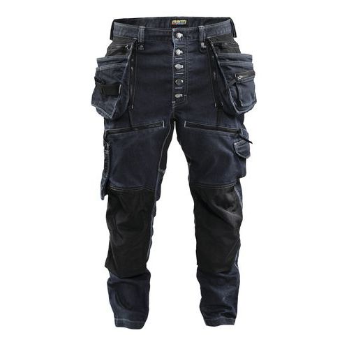 Baggy Denim Stretch X1900 1999 - marineblauw/zwart