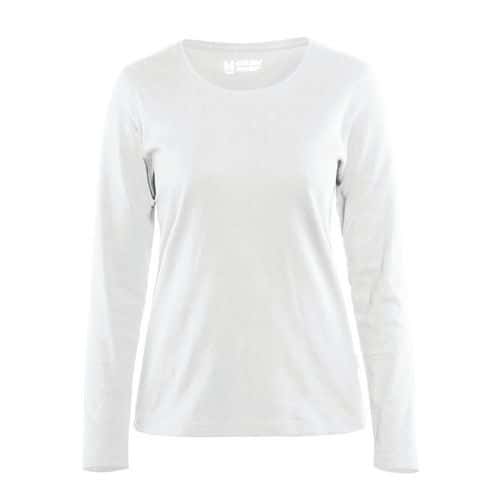 T-shirt Dames met lange mouw 3301 - wit