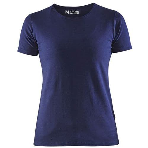 T-Shirt Dames 3304 - ronde hals - marineblauw