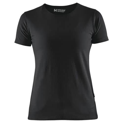 T-Shirt Dames 3304 - ronde hals - zwart