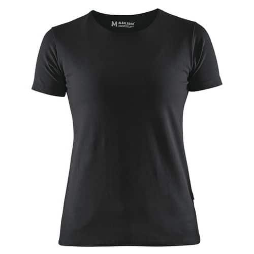 T-Shirt Dames 3304 - ronde hals - zwart