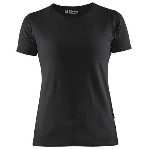 T-Shirt Dames 3304 - ronde hals - zwart