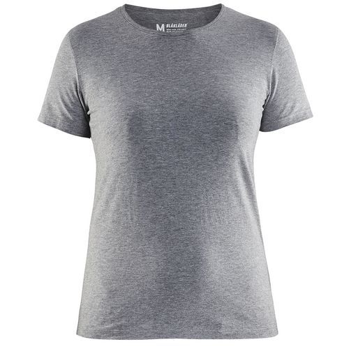 T-Shirt Dames 3304 - ronde hals - Grijs Mêlee