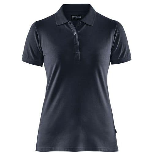 Poloshirt Dames Piqué 3307 - knoopsluiting - donker marineblauw