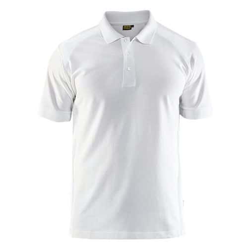 Poloshirt Piqué 3324 - kraag met knopen - wit