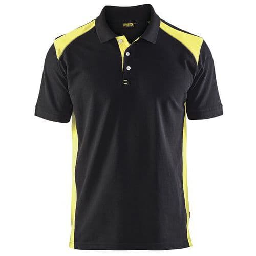 Poloshirt Piqué 3324 - kraag met knopen - High Vis geel