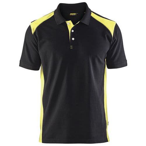 Poloshirt Piqué 3324 - kraag met knopen - High Vis geel