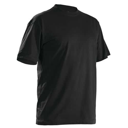 T-shirt 3325 - ronde hals - zwart