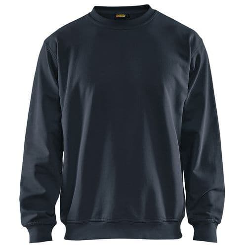 Sweatshirt 3340 - ronde hals - donke rmarineblauw