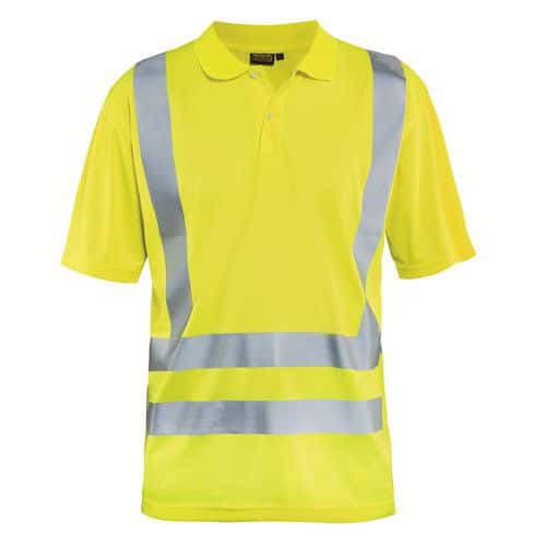 Poloshirt korte mouw knoopsluiting High Vis 3391- fluo geel