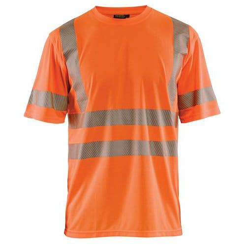 T-shirt High Vis UV korte mouw ronde hals 3420 - oranje