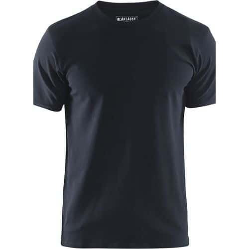 T-shirt slim fit 3533 - donker marineblauw