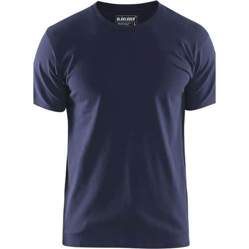 T-shirt slim fit 3533 - marineblauw