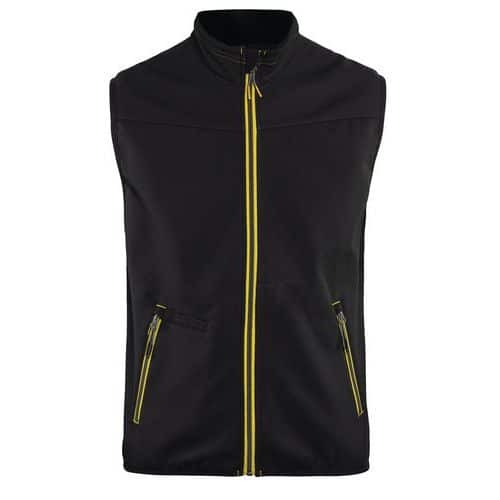 Bodywarmer Softshell High Vis 3850 - zwart/fluo geel