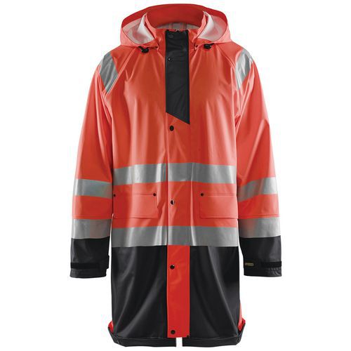 Regenjas High vis LEVEL 1 4324 - rood/zwart