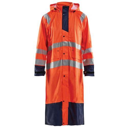 Regenjas High Vis LEVEL 1 4325 - oranje/marineblauw