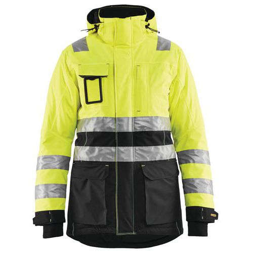 Winterparka High Vis Dames 4472 - geel/zwart