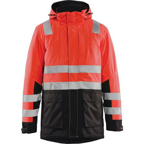 Shell Jack Evolution High Vis 4495 - rood/zwart