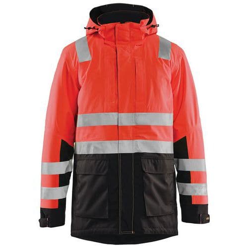 Shell Jack Evolution High Vis 4495 - rood/zwart