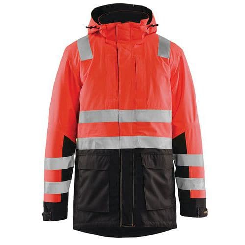 Shell Jack Evolution High Vis 4495 - rood/zwart