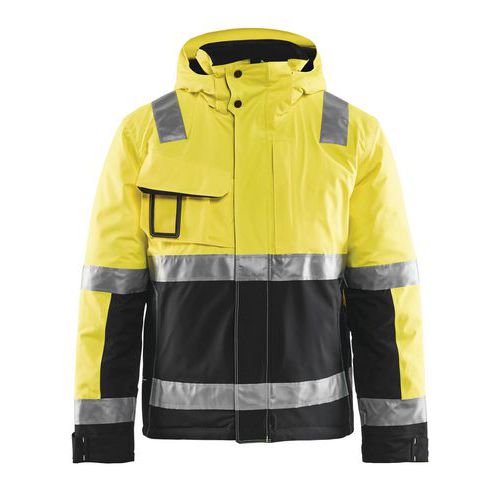 Winterjas High Vis 4870 - geel/zwart