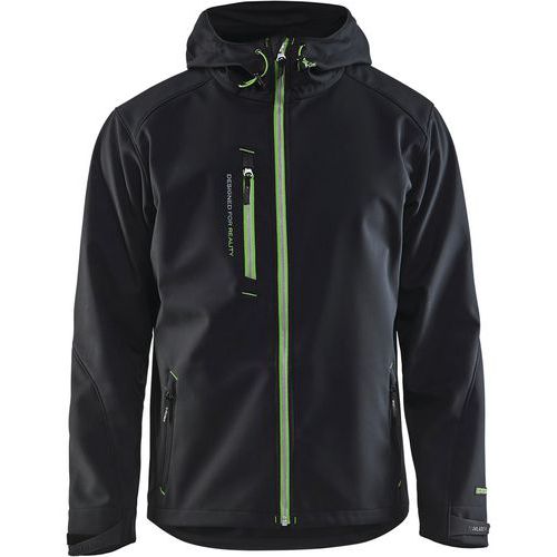 Jack Softshell 4949 - zwart/groen