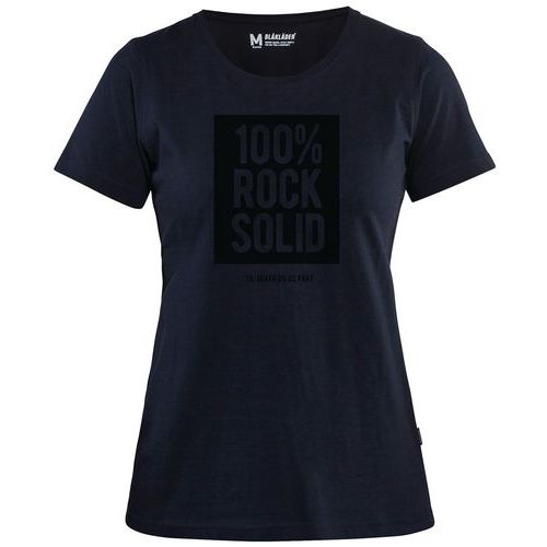 T-shirt Dames Limited Rock Solid 9403 - donker marineblauw