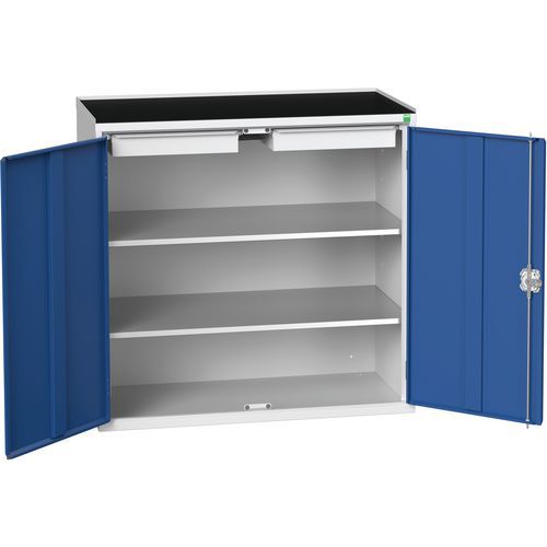 Kast Verso economy 1050x550x1015mm met 2 legborden en 2 laden - BOTT