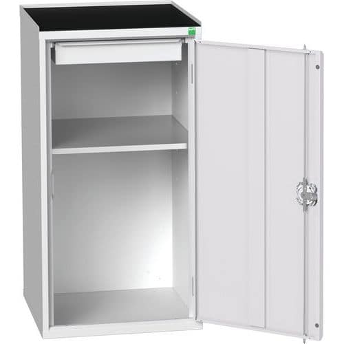 Kast Verso economy 525x550x1015mm met 1 legbord en 1 lade - BOTT