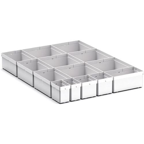 Assortiment EKK6100. 14 kleingoedbakjes - BOTT