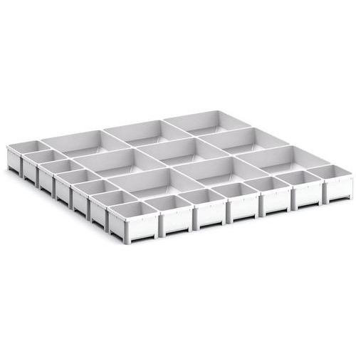 Assortiment EKK-6675. 22 kleingoedbakjes - BOTT