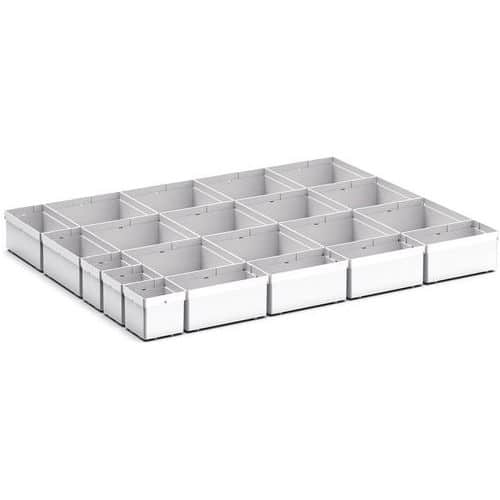 Assortiment EKK-86100. 21 kleingoedbakjes - BOTT