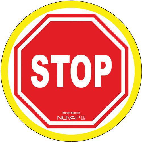 Verbodsbord met hoge zichtbaarheid - Stop - hard - Novap