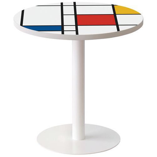 Poottafel Easy - Ø 60 cm traykleur Décor