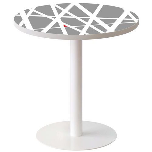 Poottafel Easy - Ø 60 cm traykleur Décor